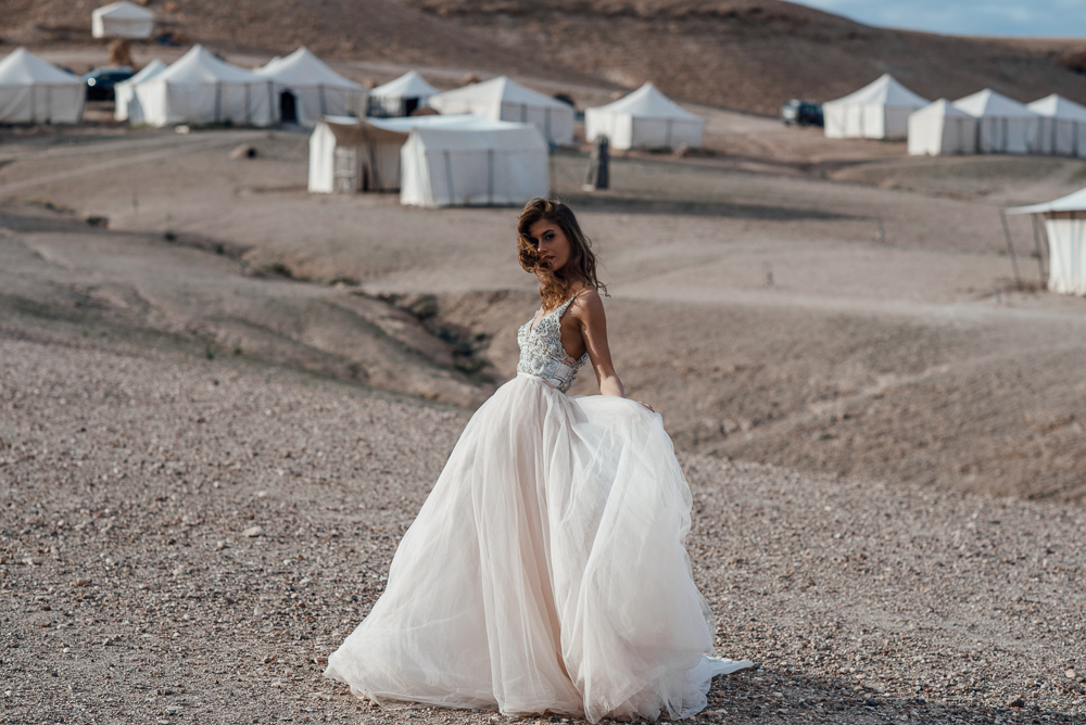 Galiah Lahav Bridal Shoot at Scarabeo Camp in Marrakech
